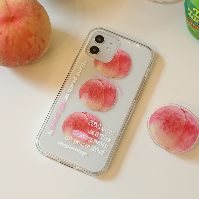 [jelly case] Peach